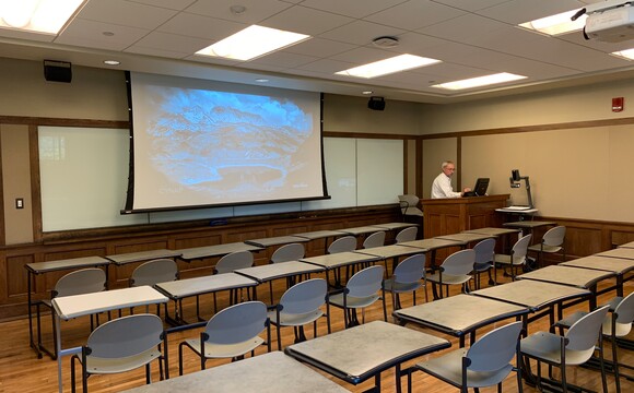 Cynap systems are also installed in traditional style classrooms providing a consistent user experience for instructors whatever the classroom layout