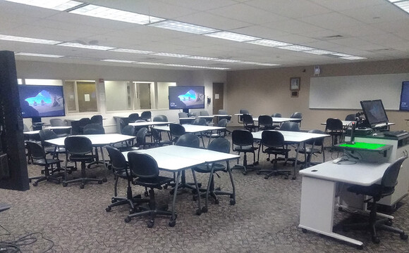 Unterrichtsraum für aktives Lernen an der Washington State Universität