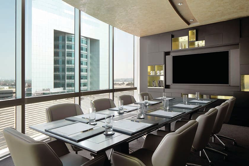 WolfVision Cynap equipped Business Centre at Jumeirah Emirates Towers Hotel, Dubai.