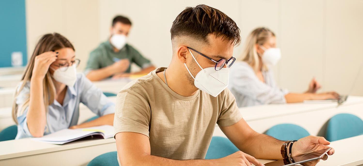 Social distancing in the classroom during the Covid-19 pandemic