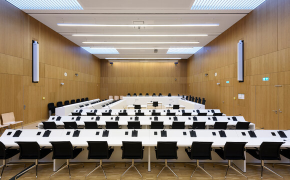 Stadelheim high security courtroom, Munich