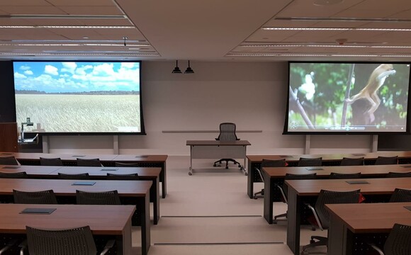 Sabah Al-Salem University City, COAE, WolfVision Visualizer systems are an essential component of classroom infrastructure.