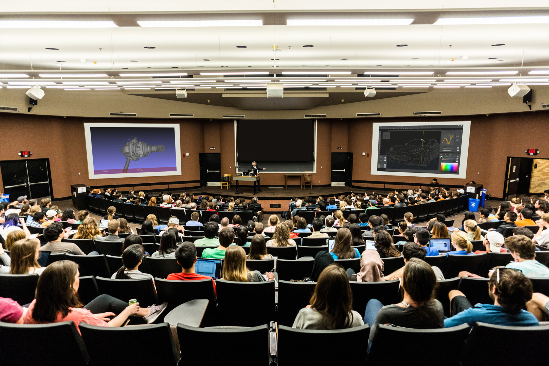 Exploring AV higher education technology in lecture theatres