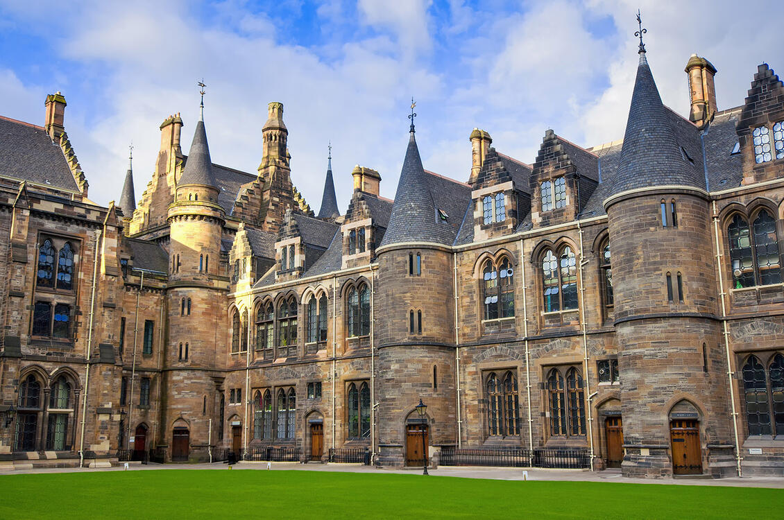 Università di Glasgow, vista esterna