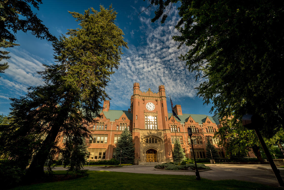 Exterior view, University of Idaho, USA